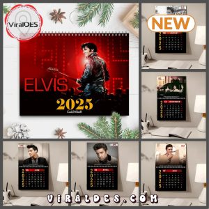 Elvis Presley On Stage 2025 New Year Calendar