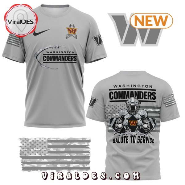 Washington Commanders White Salute to Service Hoodie