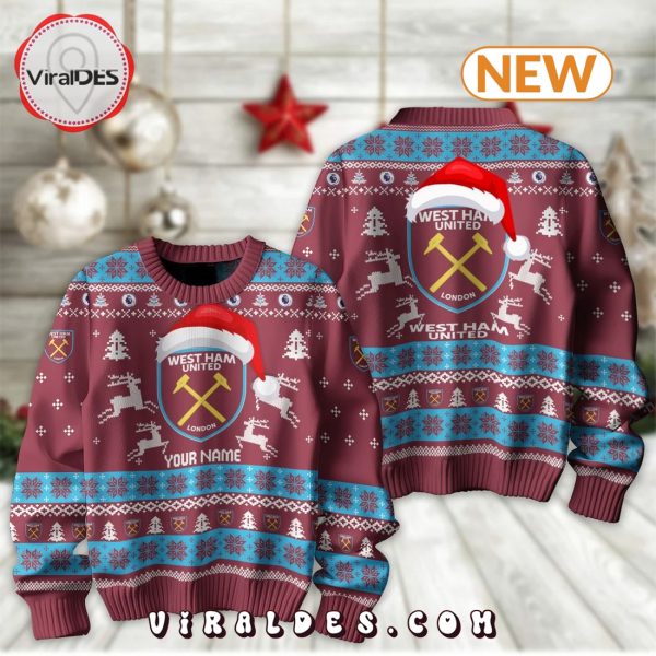 West Ham United 2024 Christmas Ugly Sweater