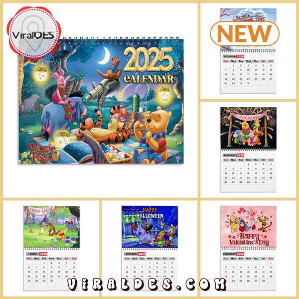 Winnie The Pooh 2025 Calendar