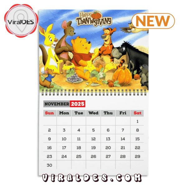 Winnie The Pooh 2025 Calendar