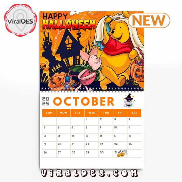 Winnie The Pooh 2025 New Year Calendar