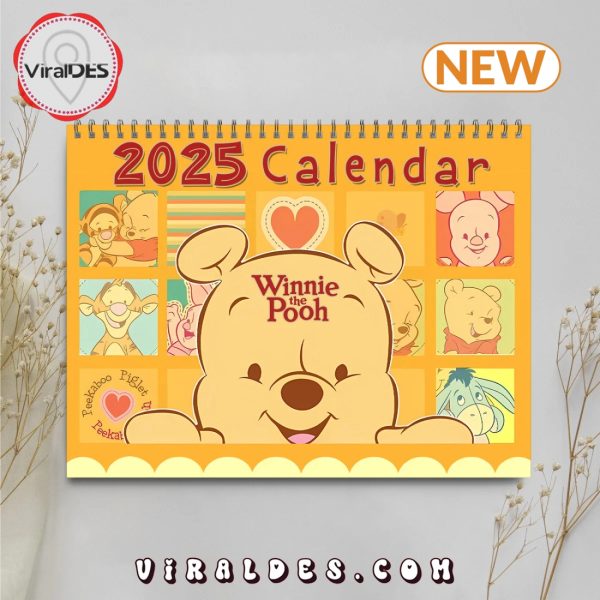 Winnie The Pooh 2025 New Year Calendar