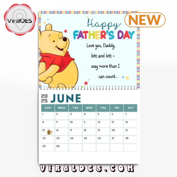 Winnie The Pooh 2025 New Year Calendar