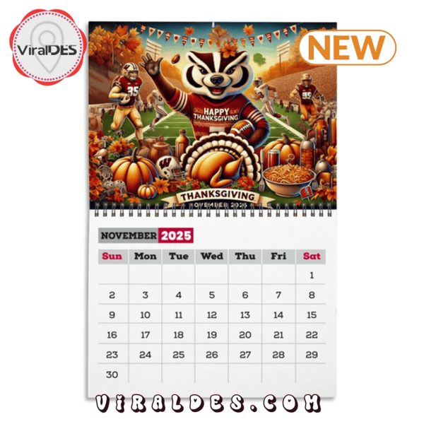 Wisconsin Badgers Football 2025 Calendar