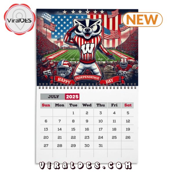 Wisconsin Badgers Football 2025 Calendar