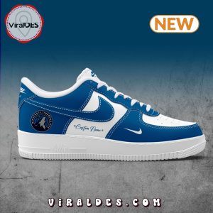 Minnesota Timberwolves Custom Air Force 1 Sneakers