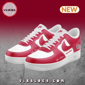 Custom Ohio State Follow Jesus Air Force 1 Sneakers