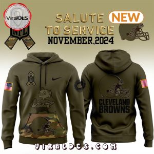 Cleveland Browns Camo Salute to Service Hoodie