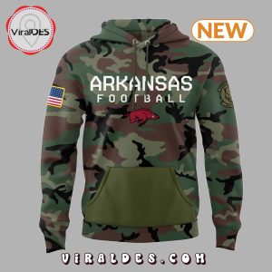 2024 Arkansas Razorbacks Veteran Camo Hoodie, Jogger, Cap