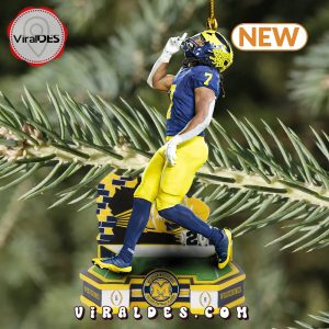 Michigan Wolverines 2024 Christmas Ornaments