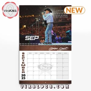 George Strait 2025 Happy New Year Calendar