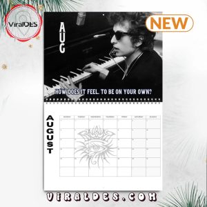 Bob Dylan 2025 Happy New Year Calendar