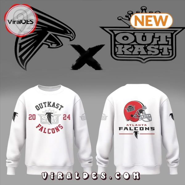 2024 Atlanta Falcons Out Kast White Hoodie, Jogger, Cap