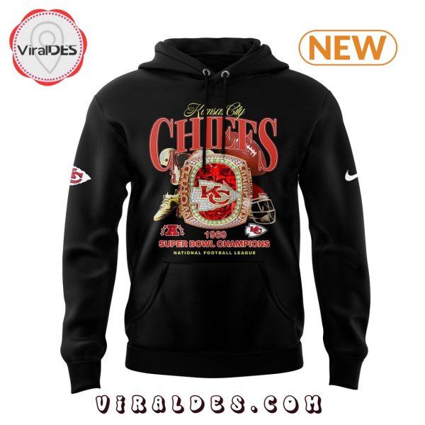 2024 Kansas City Chiefs Black Hoodie, Jogger, Cap