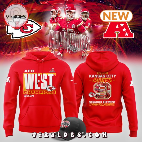 2024 Kansas City Chiefs Nike AFC West Division Hoodie