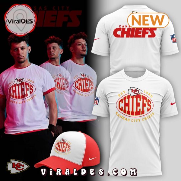 2024 Kansas City Chiefs White T-Shirt, Cap