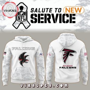 Limited Edition Atlanta Falcons 2024 Salute to Service Hoodie