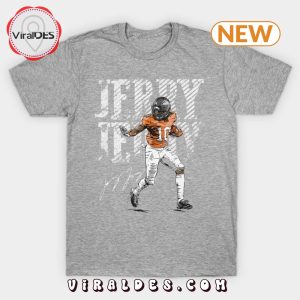 Jerry Jeudy Denver Grey T-Shirt