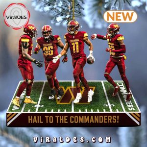 Hail to the Commanders 2024 Christmas Ornaments