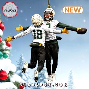 Malik Heath x Green Bay Packers 2024 Christmas Ornaments