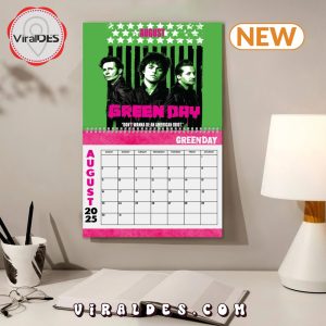 Green Day 2025 Happy New Year Calendar