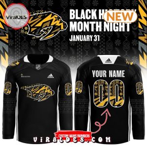 Nashville Predators 2024 Black History Month Hockey Jersey