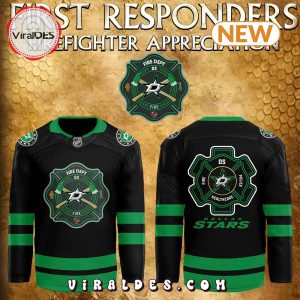 Dallas Stars 2024 Firefighter Appreciation Night Hockey Jersey