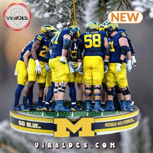 Go Blue x Michigan Wolverines 2024 Christmas Ornaments