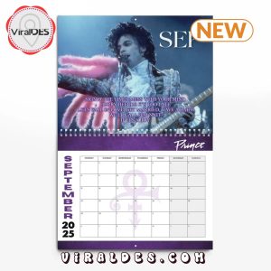 Prince 2025 Happy New Year Calendar