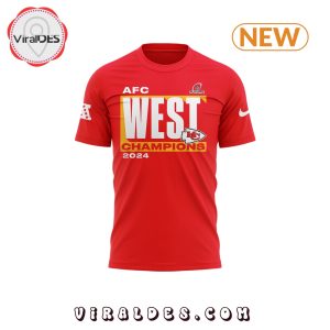 2024 Kansas City Chiefs Nike AFC West Division T-Shirt, Cap