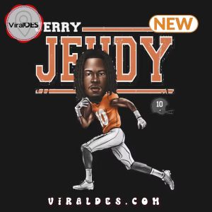 Jerry Jeudy Cartoon Style T-Shirt