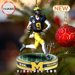 Michigan Wolverines Signatures Ornaments