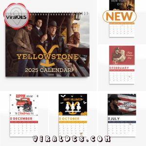 Yellowstone 2025 Happy New Year Calendar