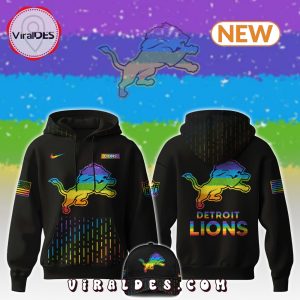 Detroit Lions NFL Happy Pride Month Hoodie, Jogger, Cap