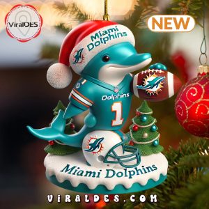 Miami Dolphins Football Ornaments