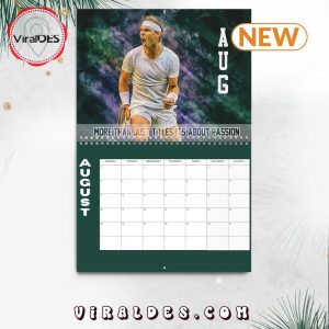 Rafael Nadal 2025 Happy New Year Calendar