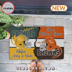 House Divided Football Personalized Doormat