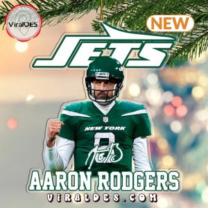 Aaron Rodgers x New York Jets 2024 Christmas Ornaments