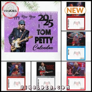 Tom Petty 2025 Happy New Year Calendar