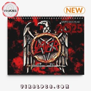 Slayer 2025 Happy New Year Calendar