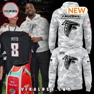 Atlanta Falcons Special 2024 Salute to Service Hoodie, Jogger, Cap