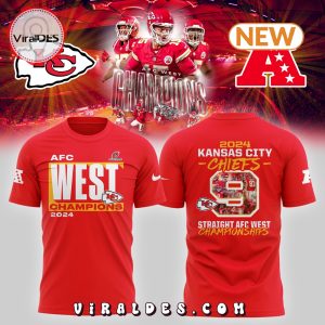 2024 Kansas City Chiefs Nike AFC West Division T-Shirt, Cap