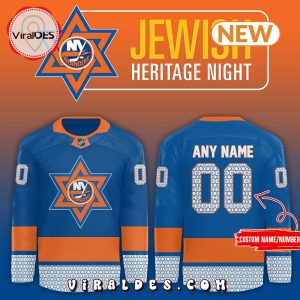 New York Islanders 2024 Jewish Heritage Night Hockey Jersey