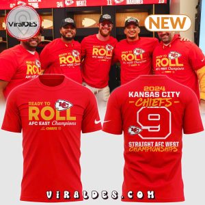 Kansas City Chiefs 2024 West Division T-Shirt, Cap