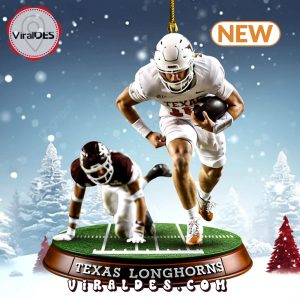 Arch Manning Texas Longhorns Run Ornaments