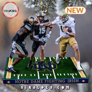 Notre Dame Fighting Irish Football Ornaments