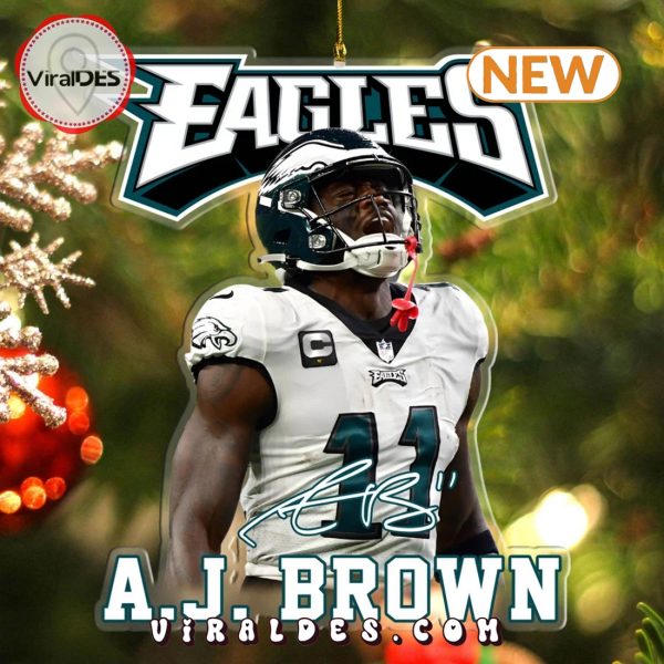 A.J. Brown x Philadelphia Eagles Ornaments