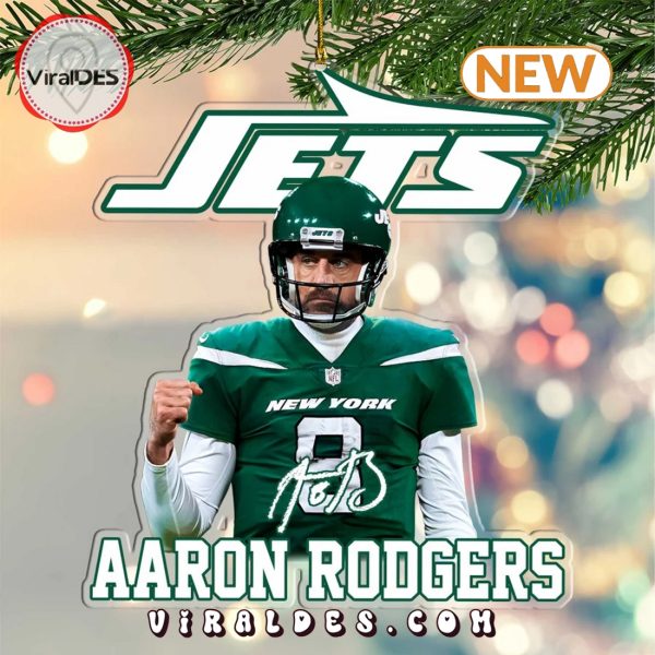 Aaron Rodgers x New York Jets 2024 Christmas Ornaments