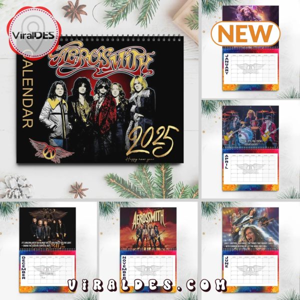 Aerosmith 2025 Happy New Year Calendar